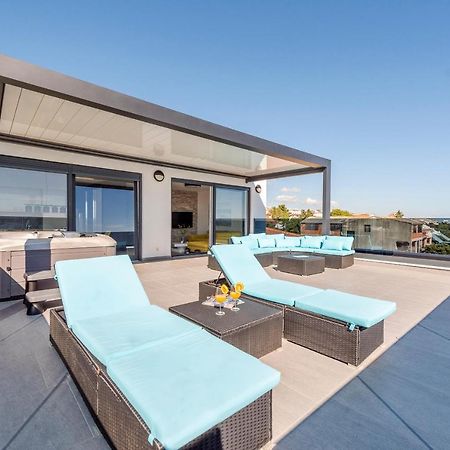 Mediteran Luxury Penthouse With Jacuzzi Mandre Luaran gambar