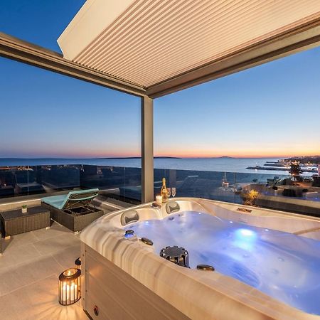 Mediteran Luxury Penthouse With Jacuzzi Mandre Luaran gambar