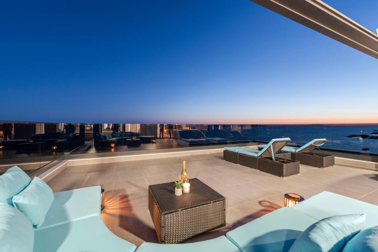 Mediteran Luxury Penthouse With Jacuzzi Mandre Luaran gambar