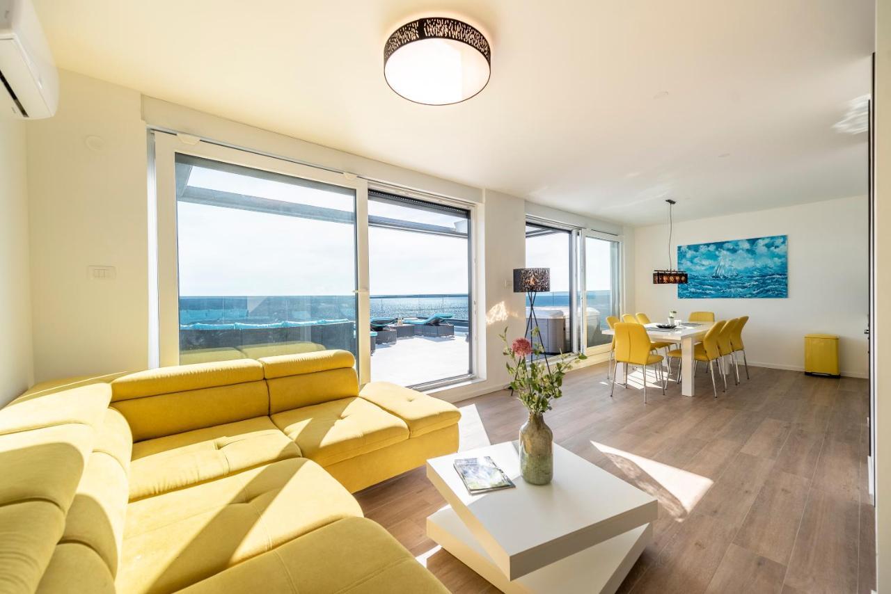 Mediteran Luxury Penthouse With Jacuzzi Mandre Luaran gambar